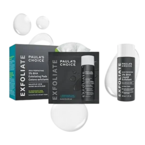 Paula’s Choice 2% BHA Travel Duo (Pads + Liquid, 10ct + 1 oz)