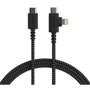 Smartish 2‑in‑1 USB‑C to USB‑C/Lightning Cable